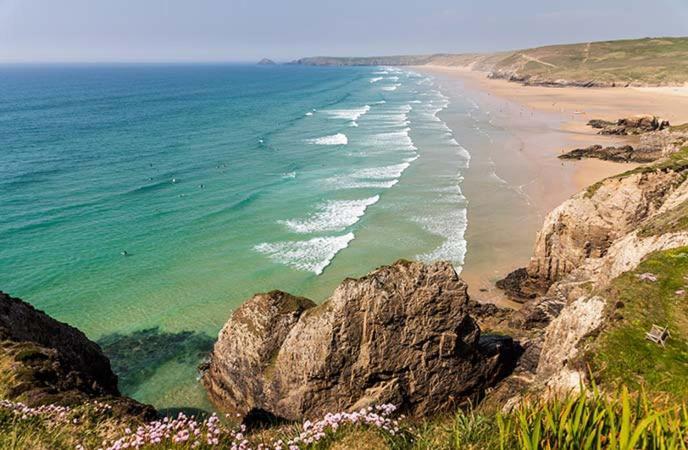 Curlews Cottage - House With 3 Bedrooms And Garden - Walking Distance To The Beach Perranporth Buitenkant foto